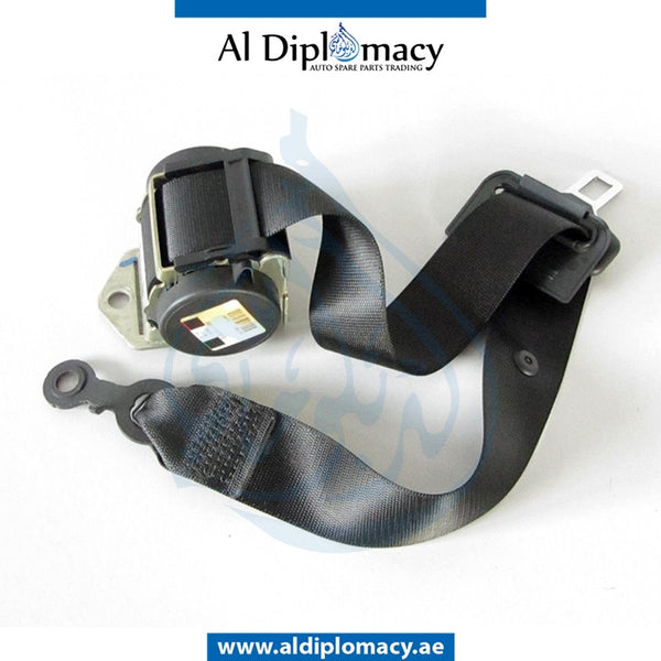 Rear SEAT Belt, Black, CENTER for Mercedes-Benz E Class W211 (2002-2009) models, Part Number UN-2118607785-BK